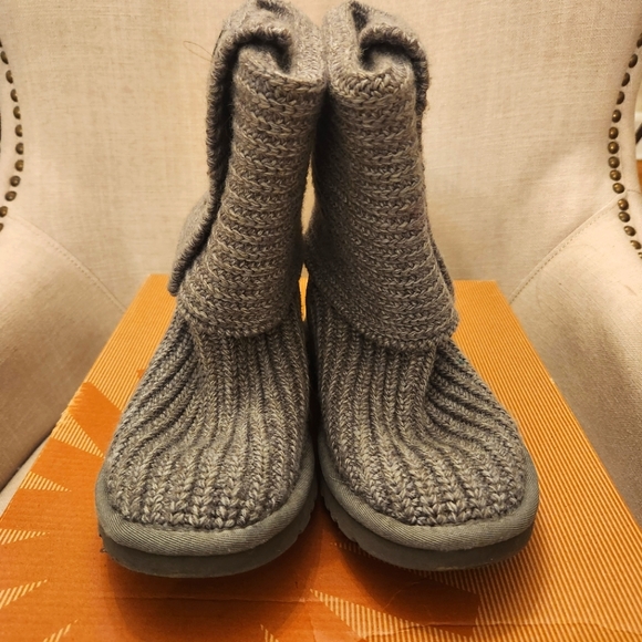 Ugg Classic Cardy Boots Gray Size 5 - Picture 3 of 6